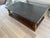 Traditional Blue-Gray Natural Slate Stone Coffee Table With Solid Hardwood Trestle Base For Sale - Image 3 of 4