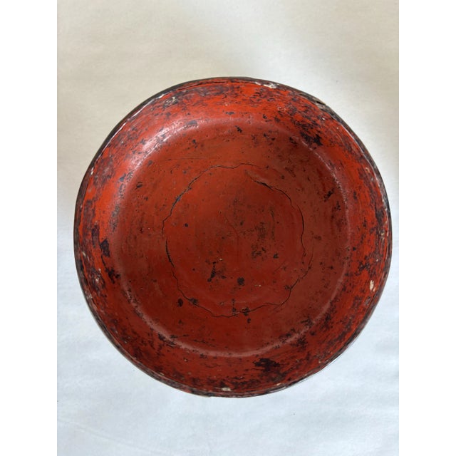 Wood H'Sien Feng Period of Ch'ing Dynasty Lacquered Container Set Circa 1860 For Sale - Image 7 of 12