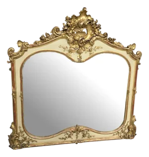 Victorian Gilt Overmantle Mirror