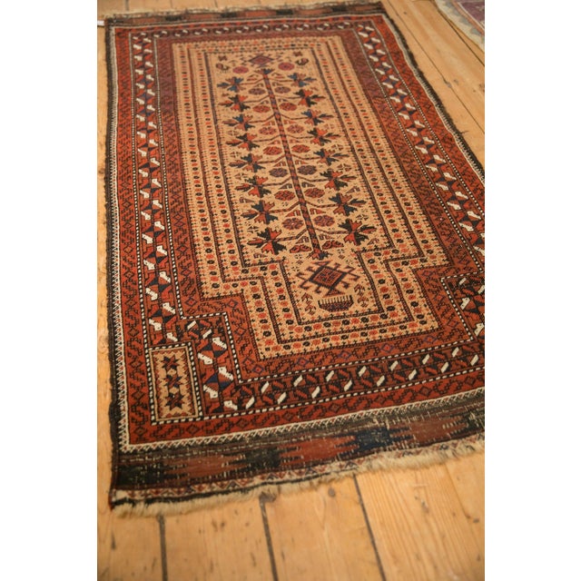 Old New House Antique Belouch Rug - 2'10" x 4'6" For Sale - Image 4 of 12