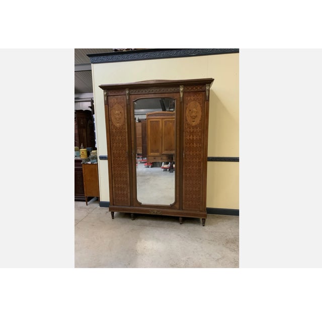 Antique Art Nouveau Linen or Crockery Cupboard, 1910 For Sale - Image 14 of 14