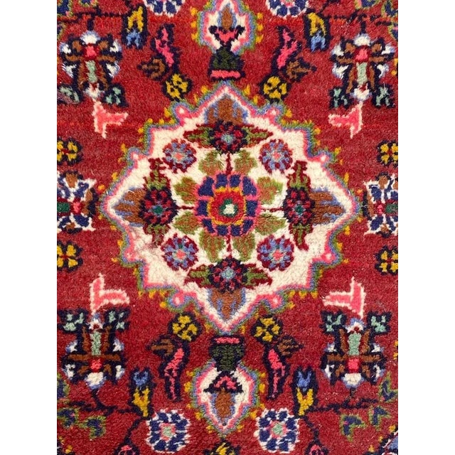 Rustic Vintage Hamadan Rug, 1970s For Sale - Image 3 of 12