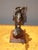 Lh21 Vintage Wells Fargo Bronze Statue "Lightning Line Rider Cowboy Gallop Horse For Sale - Image 4 of 12