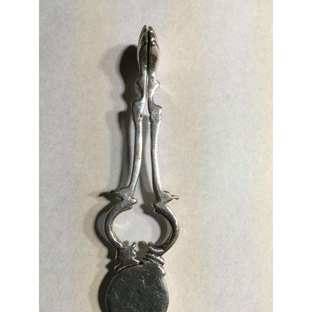18th Century Regency Sterling Silver Sugar Nips with Frames, London, 1750, Set of 2 For Sale - Image 11 of 18