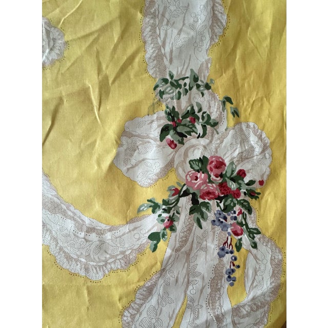 Vintage Rose Cumming “Lace” Chintz Fabric | 1978 For Sale - Image 4 of 6