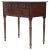 Wood Antique Georgian Bow-Front Mahogany Writing Table For Sale - Image 7 of 11