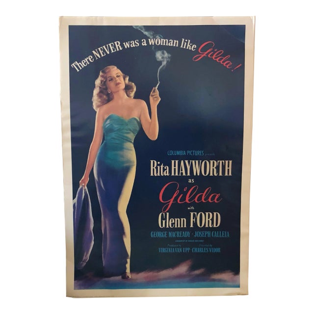 1946 Gilda Film Poster For Sale