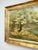 Vintage Oil Painting Landscape Father Son Fishing River Impressionist on Canvas For Sale - Image 10 of 15