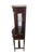 Wood Vintage Federal Style Mahogany Lighted Vitrine Curio Cabinet For Sale - Image 7 of 11