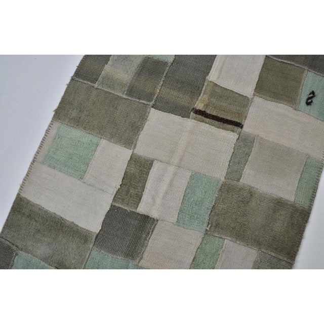 Textile Antique Wool Vintage Turkish Carpet For Sale - Image 7 of 10