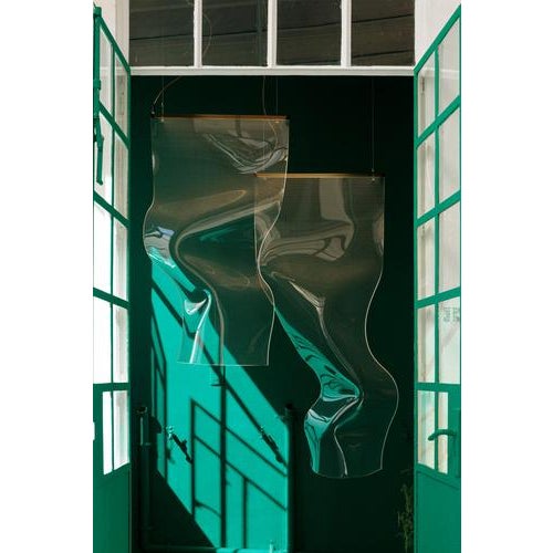 Not Yet Made - Made To Order Golden Anodised Gweilo Zhou v Pe Suspension Lamp by Partisans for Parachilna For Sale - Image 5 of 9