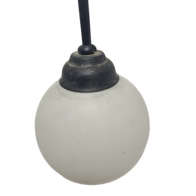 Vintage Communist Pendant Lamp, Poland, 1970s For Sale - Image 6 of 8