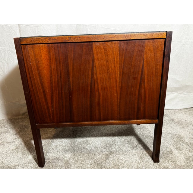 1960s Attributed to Jack Cartwright for Founders Walnut Nightstands With Slate Top, A Pair For Sale In Saint Louis - Image 6 of 12
