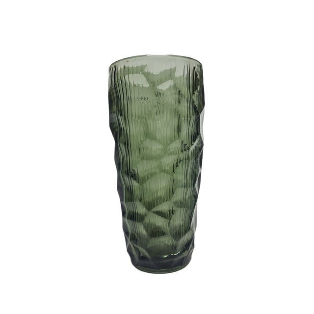 Oculus New Look Vase attributed to Jan Sylwester Drost for Ząbkowice Glassworks, 1970s For Sale - Image 17 of 17