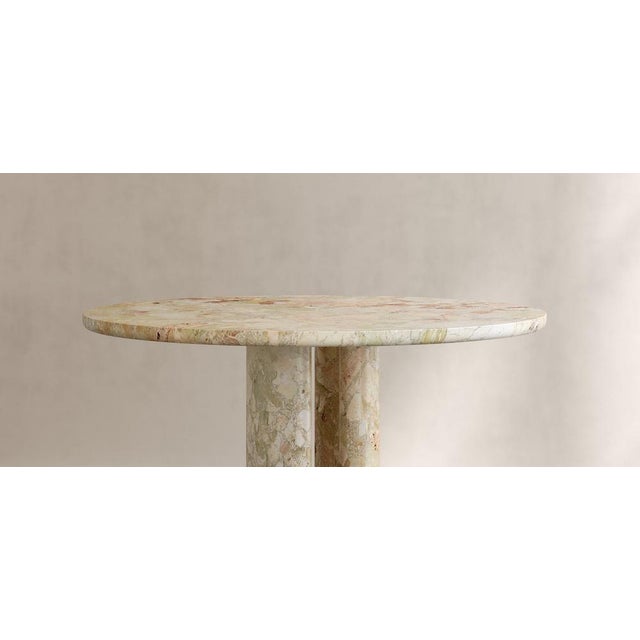 Not Yet Made - Made To Order Roman Dining Table II in Verde Breccia Marble by Paloma Editions For Sale - Image 5 of 7