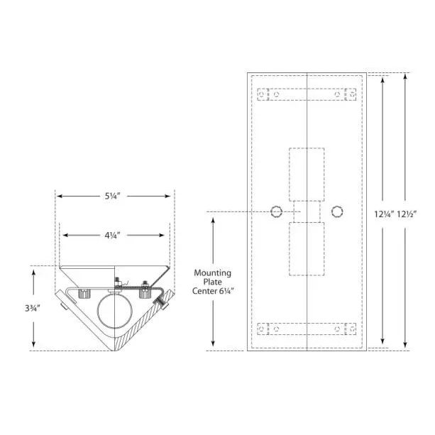 Modern AERIN for Visual Comfort Signature Clayton Wall Sconce in Crystal & Hand-Rubbed Antique Brass For Sale - Image 3 of 3