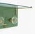 Metal Mid-Century Coat Rack Shelf in Glass and Brass attributed to Cristal Arte, Italy, 1950s For Sale - Image 7 of 17