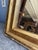Victorian Antique Gilt Wood Mirror With Black Edge Detail For Sale - Image 3 of 5