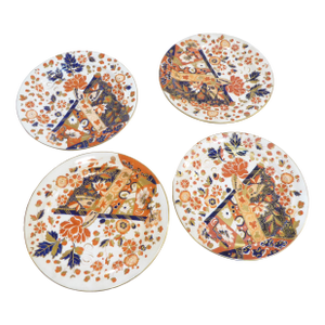 Antique Old Derby Imari Plates - Set of 4