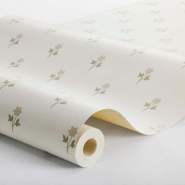 Drawing on 18th- and 19th-century French textiles for inspiration, this sweet, small-scale floral pattern from...