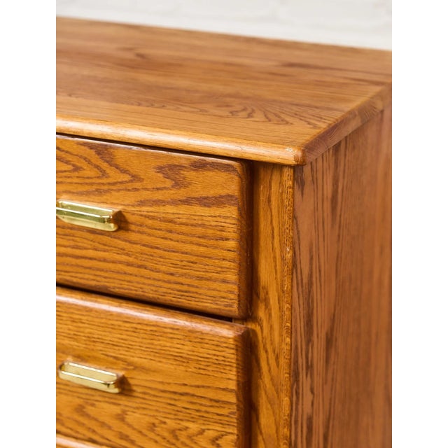 Oak Vintage Highboy For Sale - Image 4 of 9