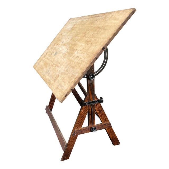 Early 1900s Keuffel & Esser (1867-1980) Drafting Table For Sale
