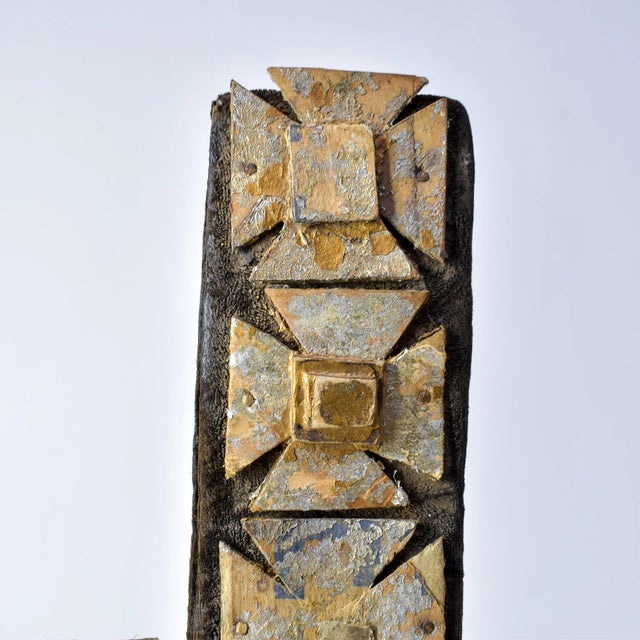 Early 20th Century Old Asante Golden Royal Hat Ghana For Sale - Image 9 of 9