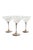 Art Deco Sterling Silver and Cut Cristal Handmade Champaign Glasses, Spain, 1940s, Set of 3 For Sale - Image 15 of 18