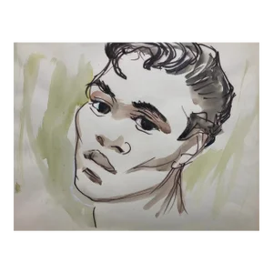 1960s Emlen Etting Portrait of a Man