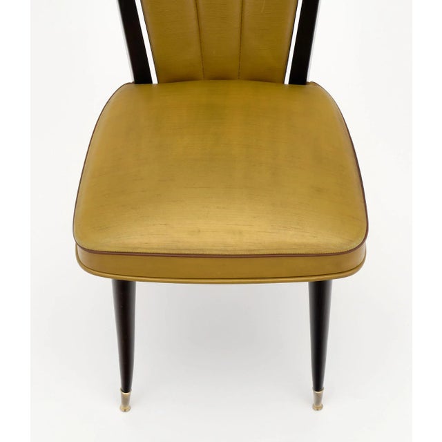 Wood Mid-Century French Dining Chairs For Sale - Image 7 of 10