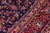 Shabby Chic Persian Kashan Blue/Red Wool Rug - 9'8'' X 12'10'' For Sale In New York - Image 6 of 10