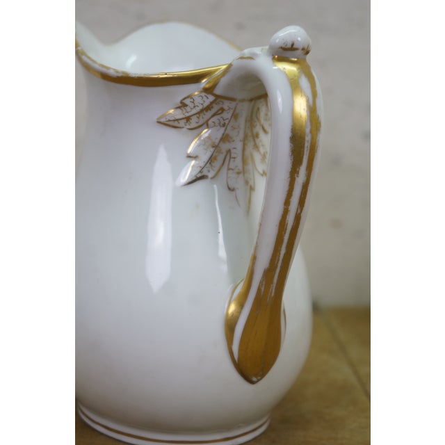Antique Haviland Limoges Porcelain White & Gold Casserole Serving Tureens 15" - 9 pcs For Sale - Image 10 of 18