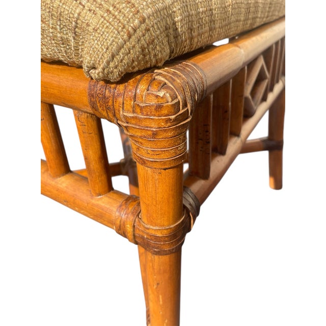 Wood Pair of Vintage Tommy Bahama Natural Bamboo Chairs For Sale - Image 7 of 8
