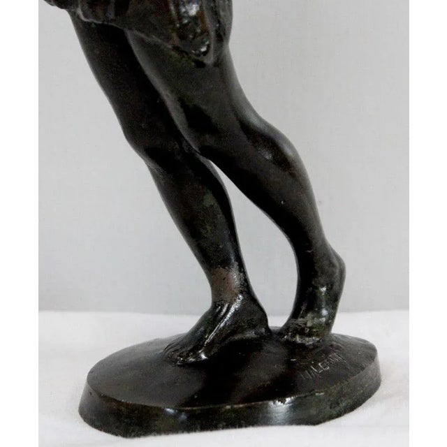 Bronze Dancer by G. Halbout du Tanney For Sale - Image 9 of 18