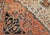 Antique Persian Farahan Sarouk Rug, Hand-Knotted Wool, Floral Pattern, Ivory & Brick Red, 5x7 For Sale - Image 16 of 17