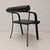 1980s Vintage Black Armchairs with Armrests, 1980s, Set of 4 For Sale - Image 5 of 18