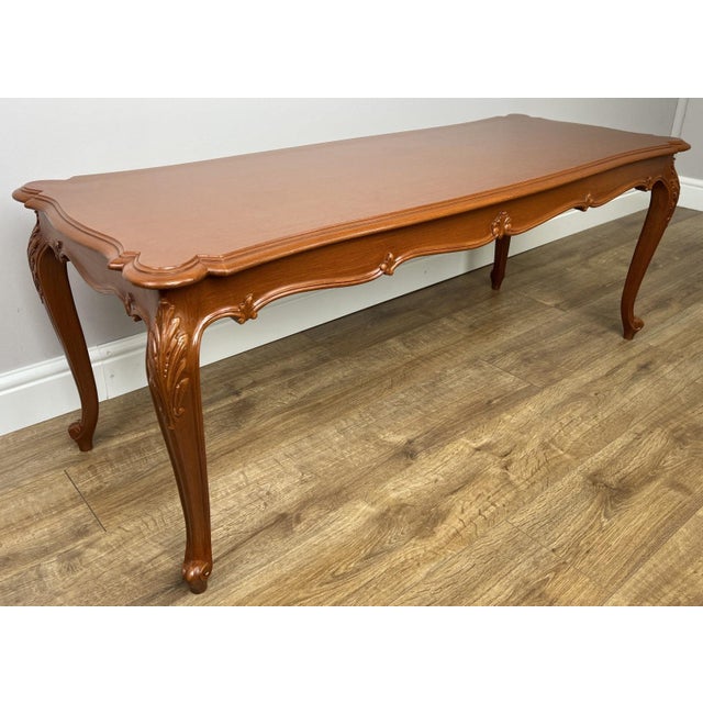 Vintage French Coffee Table in Wood For Sale - Image 3 of 16