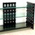 Modular Bookcase in Lacquered Wood and Glass by Gil and Xavier David, France, 1972 For Sale - Image 4 of 6