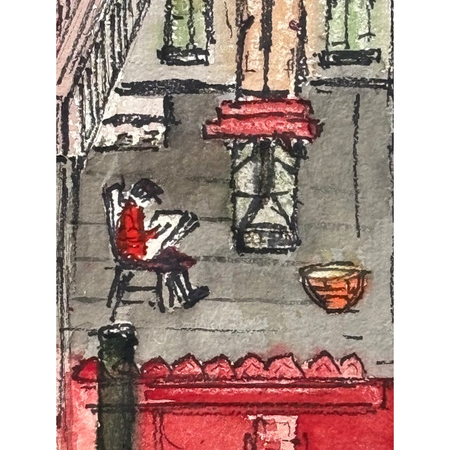 Mid 20th Century Mid 20th C. Original on Paper - Rooftop Artists - 51 St E. Craft Students League For Sale - Image 5 of 9