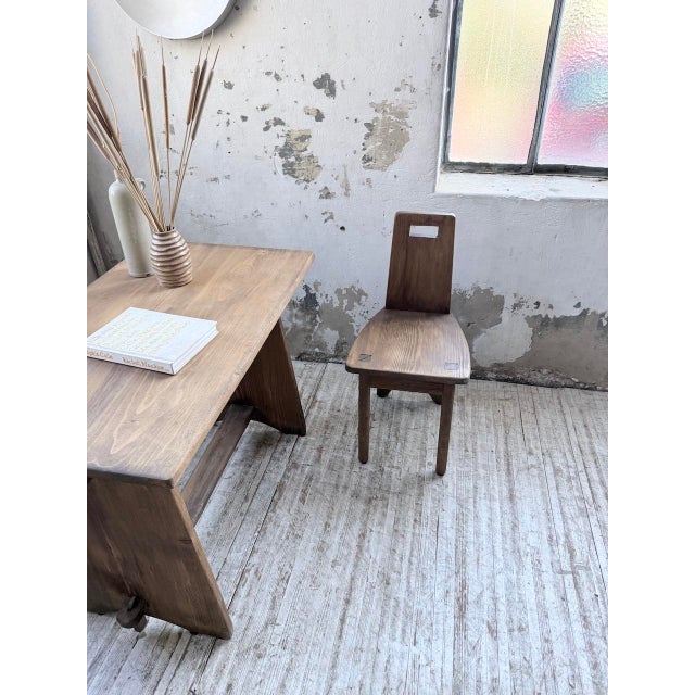 Brutalist Office Chair and Desk, 1950s, Set of 2 For Sale - Image 10 of 18