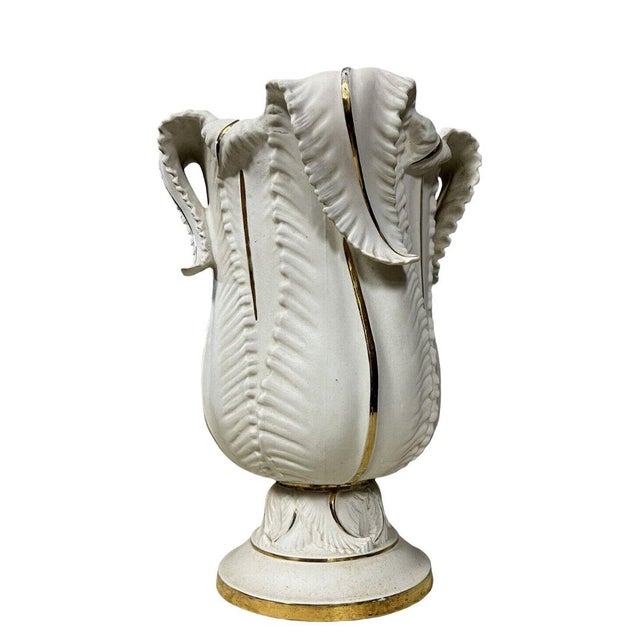Large Art Deco Les Algues Vase by Albert Laurent Limoges, 1960s For Sale - Image 9 of 9