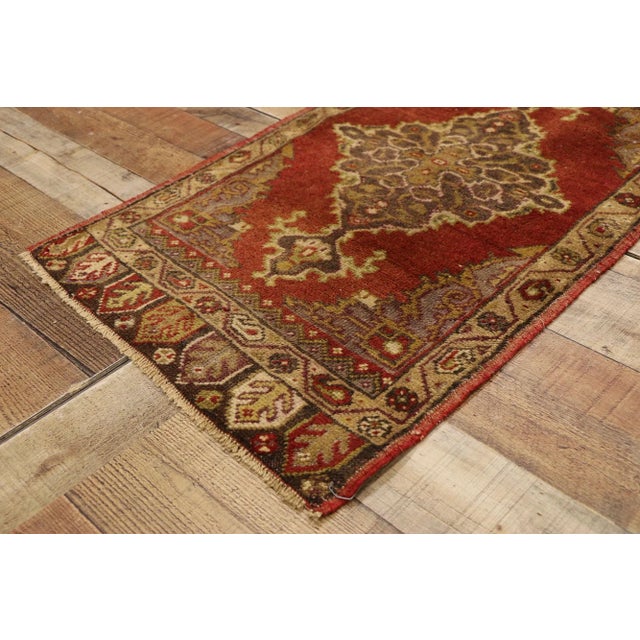 Vintage Turkish Yastik Rug - 01'09 X 03'01 For Sale In Dallas - Image 6 of 8