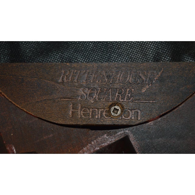 Brown Henredon Rittenhouse Square Dining Chairs Set of 8 For Sale - Image 8 of 9