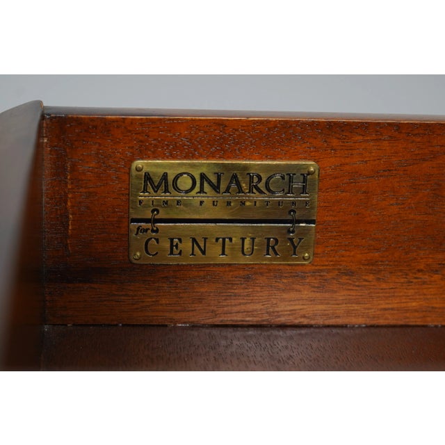 Century Monarch Kneehole Empire Mahogany Vanity For Sale - Image 12 of 12