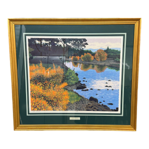 Gordon Mortensen Tonto Creek II Woodblock Print, Signed