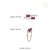 Contemporary 14k White Gold Ruby & Diamond Open Bypass Ring Size 6.5 For Sale - Image 11 of 16