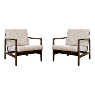 Set of B-7522 Armchairs by Zenon Bączyk, 1960s For Sale