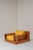 1970s Mid-Century Modern Italian Lounge Chair with Wood Frame and Yellow Upholstery, 1970s For Sale - Image 5 of 9