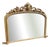Antique English Arched Top Gilt Overmantle Mirror, 19th Century For Sale