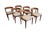 A fantastic set of six dining chairs, model 16, designed by Danish furniture designer Johannes Andersen and manufactured...